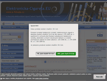 Tablet Screenshot of elektronicka-cigareta.eu